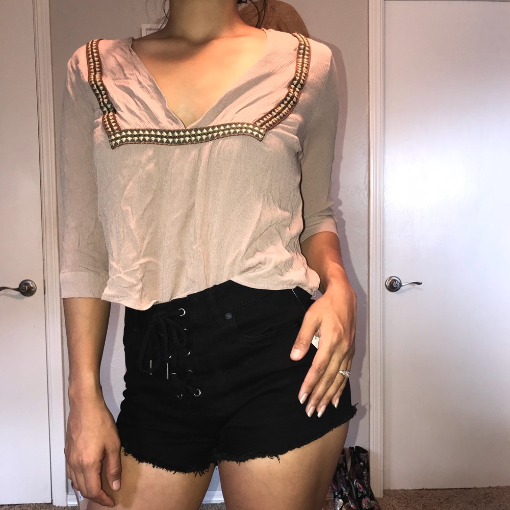 Loose cropped top